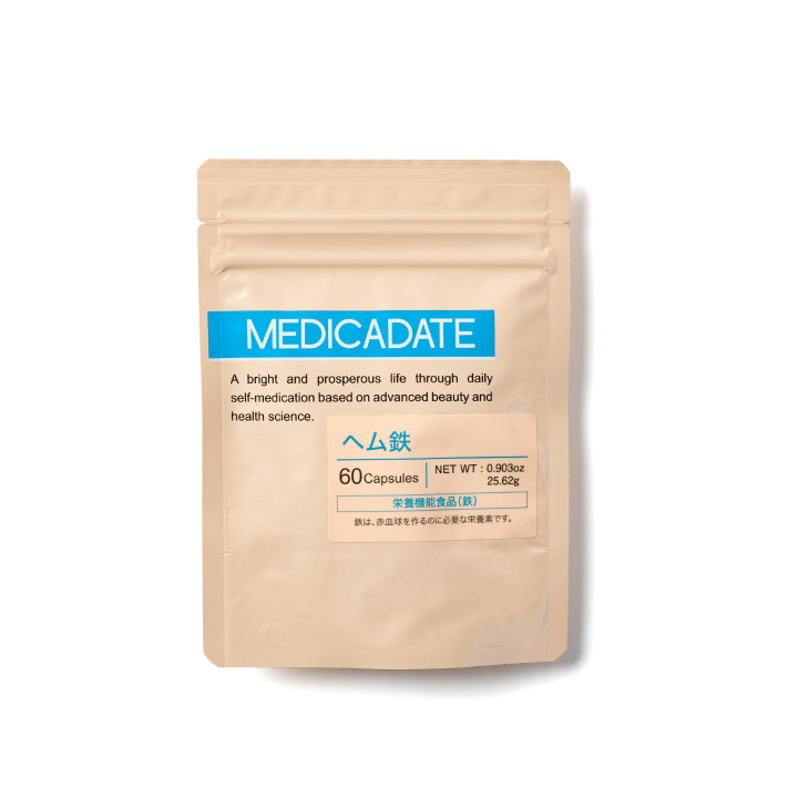 (MEDICADATE JAPAN) Thực Phẩm Chức Năng Sắt Heme